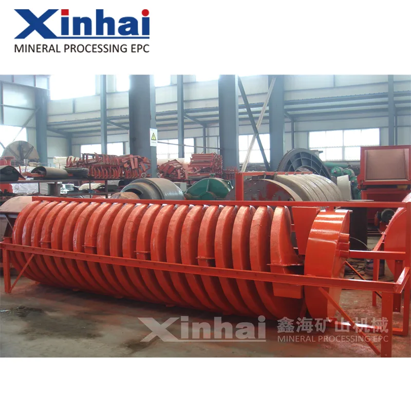 Gravity spiral chute separator