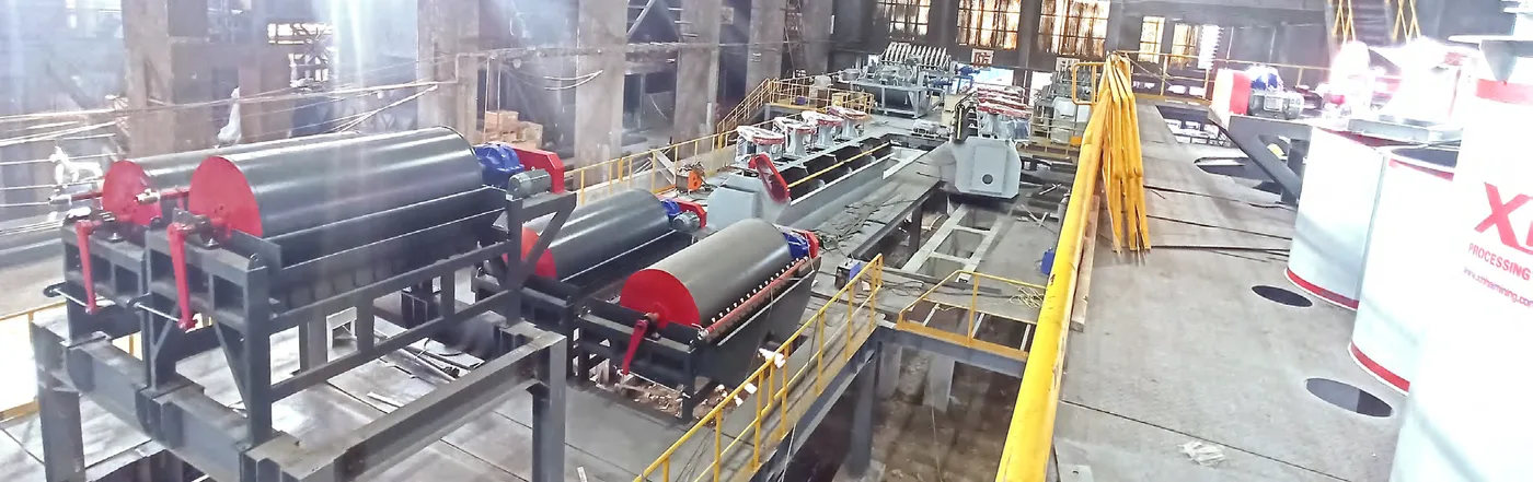 Test rig used during phosphate flowsheet development